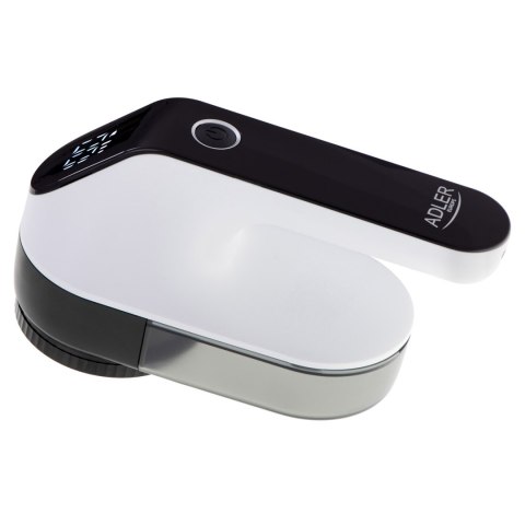 Adler | Odkurzacz do kłaczków LCD | AD 9618 | Biały/czarny | Akumulator