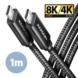 AXAGON Data and charging USB4 Gen 3x2 cable, 1 m | BUCM432-CM10AB | USB Type C - USB Type C