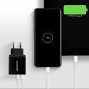 AXAGON Dual wallcharger 240V/2x USB port QC3.0/AFC/FCP and 5V-1.2A, 24W | ACU-QS24