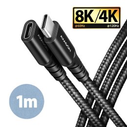 AXAGON Extension USB 20Gbps cable, 1 m | BUCM32-CF10AB | USB-C to USB-C