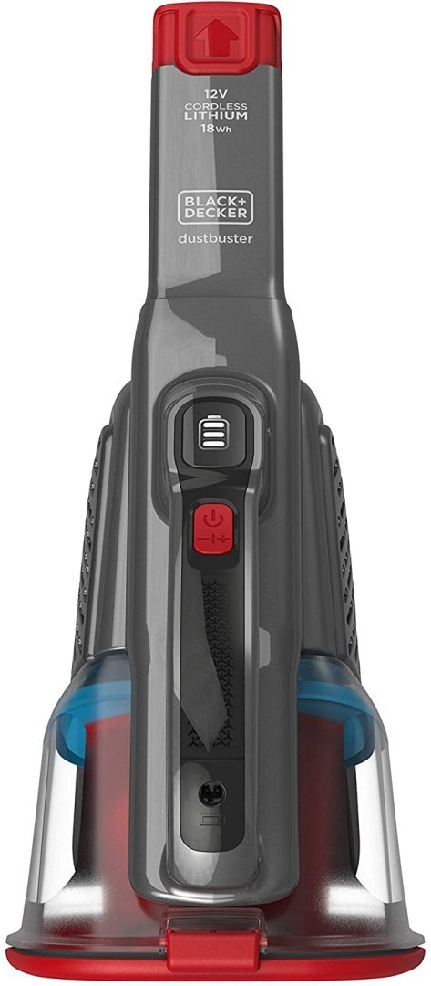 BLACK & DECKER Vacuum Cleaner | BHHV315B-QW | Cordless operating | Handstick | 12 V | Gray/Red