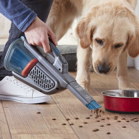 BLACK & DECKER Vacuum Cleaner | BHHV320B-QW | Cordless operating | Handstick | 12 V | Operating time (max) 20 min | Gray/Blue