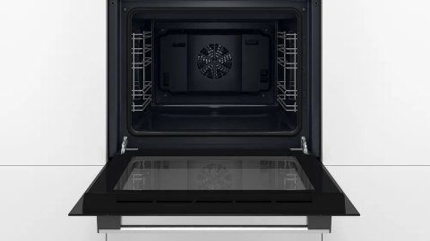 Bosch Oven | HBF010BA0 | 66 L | Electric | Manual | Knobs | Height 59.5 cm | Width 59.4 cm | Black