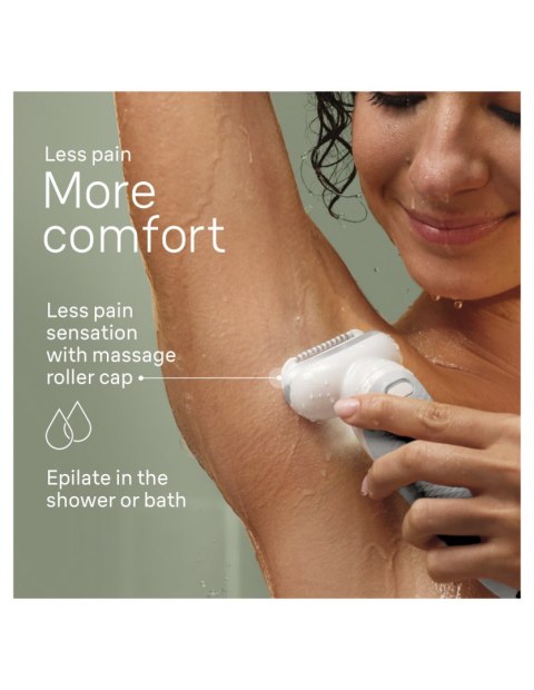 Braun Epilator | SES9-341 Silk-épil 9 | Operating time (max) 50 min | Number of power levels 2 | Wet & Dry | White