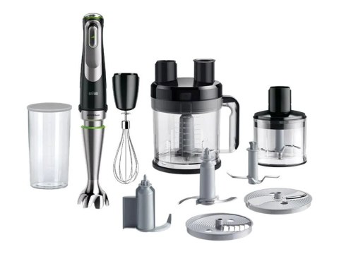 Braun MultiQuick 9 MQ9195XLI | Blender ręczny | 1200 W | Liczba prędkości 3 | Czarny/Stal nierdzewna