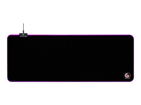 Cablexpert Gaming mouse pad with LED light effect, Large-size | MP-GAMELED-L | Mouse pad | 300 x 800 x 4 mm | Black