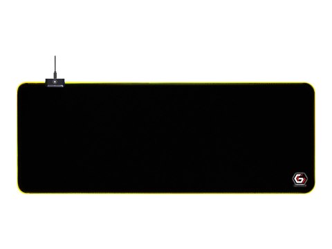 Cablexpert Gaming mouse pad with LED light effect, Large-size | MP-GAMELED-L | Mouse pad | 300 x 800 x 4 mm | Black