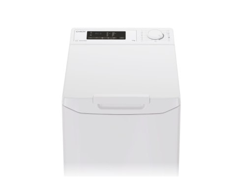 Candy Washing Machine | TCA273D3-S | Energy efficiency class C | Top loading | Washing capacity 7 kg | 1200 RPM | Depth 60 cm |