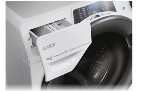Candy Washing Machine with Dryer | RPW 41066BWMR8-S | Energy efficiency class A/D | Front loading | Washing capacity 10 kg | 140