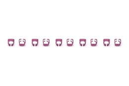DIGITUS Color clips for Patch cable, Magenta | Digitus
