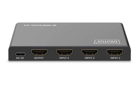 Digitus 8K HDMI Switch, 3x1 | DS-55333 | Black