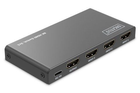 Digitus 8K HDMI Switch, 3x1 | DS-55333 | Black