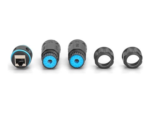 Digitus CAT 6A Outdoor Connection, protection class IP68, RJ45 to RJ45 connection | DN-93905-OD