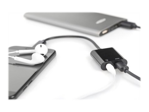 Digitus | USB Type-C adapter/Converter, Type-C to USB Type-C with 3.5mm stereo | AK-300400-002-S