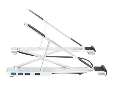 Digitus | Variable Notebook Stand with integrated USB-C Hub, 5 Port | DA-90424