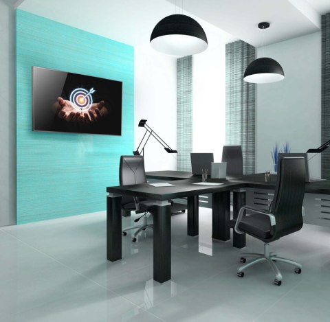 EDBAK Wall mount | Lateral adjustment of the screen once mounted on the wall plate | 50-86 " | Maximum weight (capacity) 80 kg |