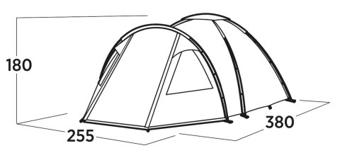 Easy Camp Kinn 4 Dome Tent for 4 persons, Green | Easy Camp