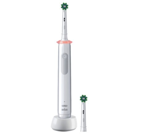 Elektryczna szczoteczka do zębów Oral-B Pro 3 3000 Cross Action | Akumulatorowa | Dla dorosłych | Liczba główek szczoteczki w ze
