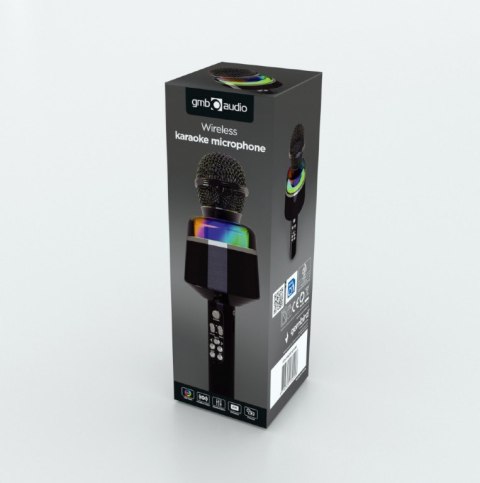 Gembird Wireless Karaoke Microphone | MICBT-01-BK | 3.5mm, Bluetooth | Black