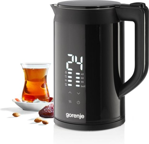 Gorenje Kettle | K17DWDII | Electric | 2200 W | 1.7 L | Stainless Steel | 360° rotational base | Black