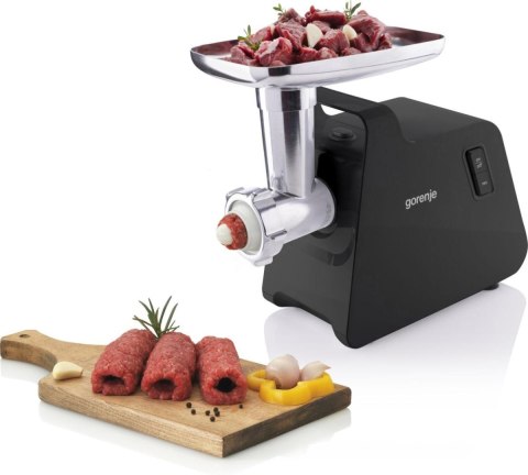 Gorenje Meat grinder | MG2001SB | Black/Stainless Steel | 2000 W | Number of speeds 1 | Throughput (kg/min) 2.6