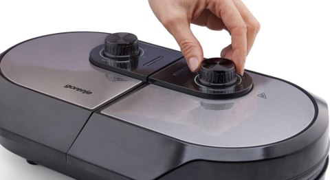 Gorenje | Mini Grill, Waffle plate | WM1400SB | Electric Grill | 1400 W | Diameter 18 cm | Black