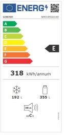 Gorenje Refrigerator | NRR9185EAXLWD | Energy efficiency class E | Free standing | Side by side | Height 178.6 cm | No Frost sys