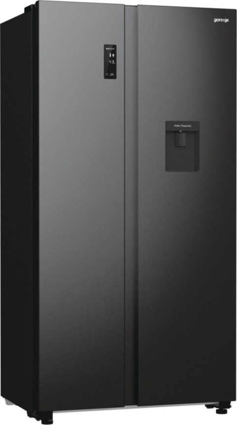 Gorenje Refrigerator | NRR9185EABXLWD | Energy efficiency class E | Free standing | Side by side | Height 178.6 cm | No Frost sy