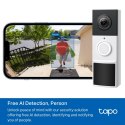 Kamera do wideodomofonu TP-LINK | Tapo D210 | 3 MP | 1,18 mm / F1,8 | IP65 | H.264 | Micro SD, maks. 512