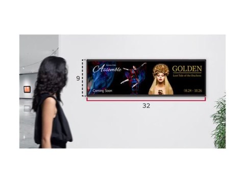 LG Ultra Stretch Signage | 37BH7N-H | 37 " | 700 cd/m² | Landscape/Portrait | 24/7 | WebOS | 14 ms | 178 ° | 178 °