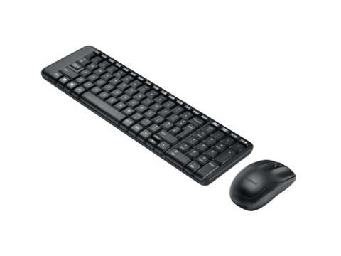 Logitech | Combo Wireless Keyboard and Mouse | MK220 | Keyboard and Mouse | Wireless | Mouse included | US | Black | N/A