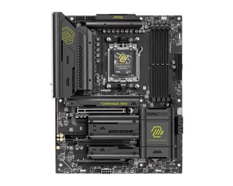 MSI MAG B850 TOMAHAWK MAX WIFI | Processor family AMD | Processor socket AM5 | DDR5 | Supported hard disk drive interfaces SATA,
