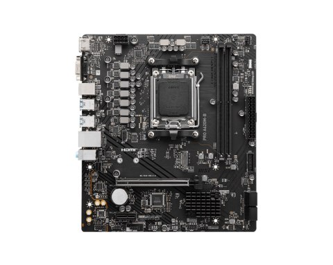 MSI PRO A620M-B | Processor family AMD | Processor socket AM5 | DDR5 | Supported hard disk drive interfaces SATA, M.2 | Number o