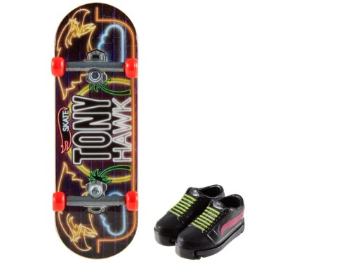 Mattel | Assorted Hot Wheels Skate Fingerboard with Shoes, HGT46 | Multicoloured | Metal/Plastic