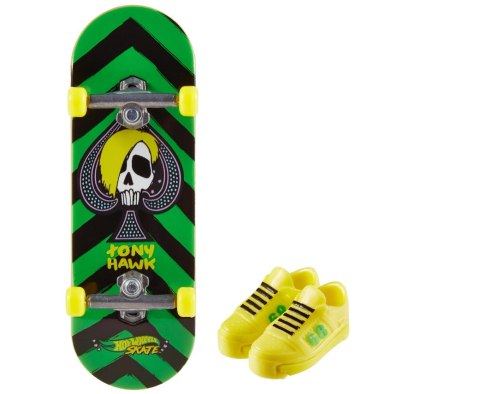 Mattel | Assorted Hot Wheels Skate Fingerboard with Shoes, HGT46 | Multicoloured | Metal/Plastic