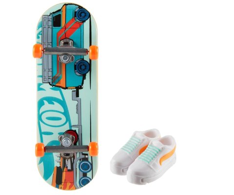 Mattel | Assorted Hot Wheels Skate Fingerboard with Shoes, HGT46 | Multicoloured | Metal/Plastic
