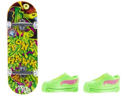 Mattel | Assorted Hot Wheels Skate Fingerboard with Shoes, HGT46 | Multicoloured | Metal/Plastic