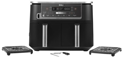 NINJA | Airfryer | AF451EU Foodi MAX Dual Zone | Moc 2470 W | Pojemność 9,5 l | Czarny