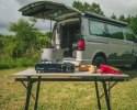Outwell Canmore M Medium Size Table for Day Trips, Black/Grey | Outwell