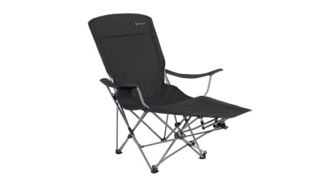 Outwell Catamarca Lounger Relaxing Lounger Chair for 1 Person, Black | Outwell