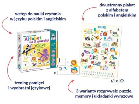 Kapitan Nauka Gra Alfabet na 3 sposoby GR0463