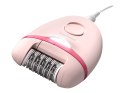 Philips | Corded Compact Epilator | BRE285/00 Satinelle Essential | White/Pink