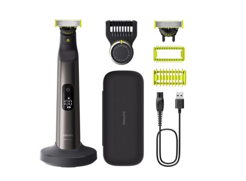 Philips | Hair trimmer, Face and Body | QP6652/61 OneBlade Pro 360 | Cordless | Wet & Dry | Number of length steps 20 | Grey/Bla