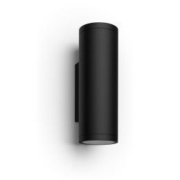 Philips Hue WCA Appear Outdoor Wall Lantern, Black | Philips Hue