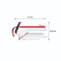 Polti Steamer | PLEU0272 Vaporella Vertical Styler GSM50R | Handheld | 800 W | 0.085 L | 16 g/min | White/Red