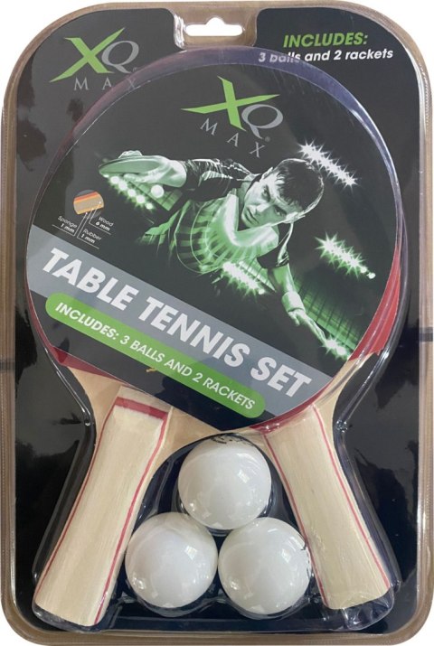 Pure2Improve | Table Tennis Set: 2x Bats, 3x Balls