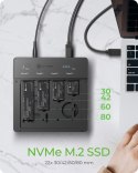 Raidsonic 4-Bays USB4 Duplicator (1:3 clone) for NVMe M.2 SSD | IB-4013MCL-C4