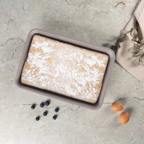 BRYTFANNA FORMA TYTANOWA 40x28cm BERLINGER HAUS BH-7903 TAUPE