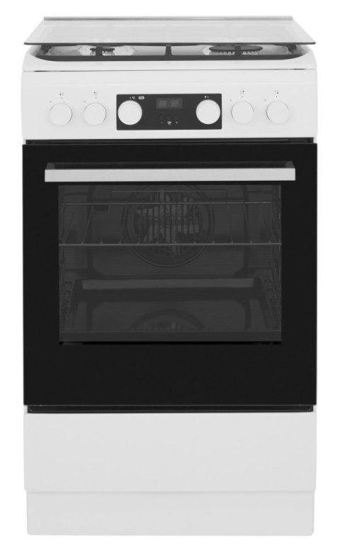 Whirlpool Cooker | WS5G8CHW/E/1 | Hob type Gas | Oven type Electric | White | Width 50 cm | LED | Depth 60 cm | 60 L