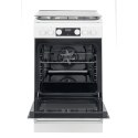 Whirlpool Cooker | WS5G8CHW/E/1 | Hob type Gas | Oven type Electric | White | Width 50 cm | LED | Depth 60 cm | 60 L